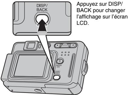 FUJIFILM A510 - Choix de l'affichage de l'écran LCD - 1