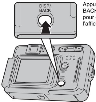 FUJIFILM A510 - Choix de l'affichage de l'écran LCD - 1