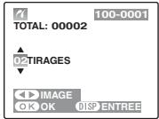 FUJIFILM A510 - Spécification des images pour l'impression sans DPOF (IMPRES. avec DATE / IMPRES. sans DATE) - 1