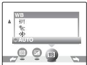 FUJIFILM A510 - Réglage de l'équilibre des couleurs (WB WB) - 1