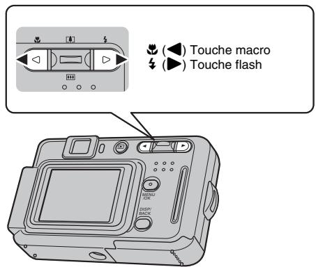 FUJIFILM A510 - Définition des fonctions à l'aide des touches - 1