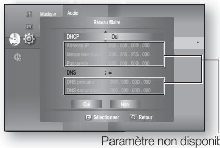 SAMSUNG HT-BD8200T - Configuration des options réseau - 3