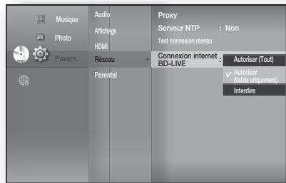 SAMSUNG HT-BD8200T - Connexion internet bd-live - 1