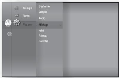 SAMSUNG HT-BD8200T - Configuration des options d'affichage - 2