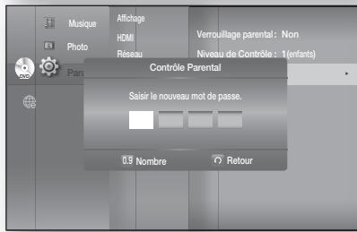 SAMSUNG HT-BD8200T - Modification du mot de passe - 2