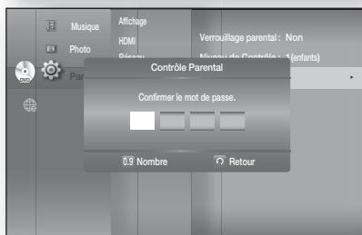 SAMSUNG HT-BD8200T - Modification du mot de passe - 3