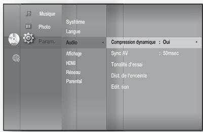 SAMSUNG HT-BD8200T - Réglage du son - 1