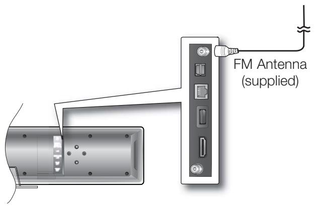 SAMSUNG HT-BD8200T - Connexion de l'antenne FM - 1