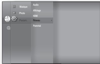 SAMSUNG HT-BD8200T - Configuration des options réseau - 1