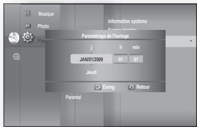 SAMSUNG HT-BD8200T - Réglez l'heure - 2