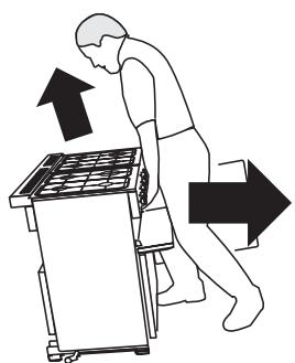 FALCON F9OODXEICR/CEU - Déplacement de la cuisinière - 2