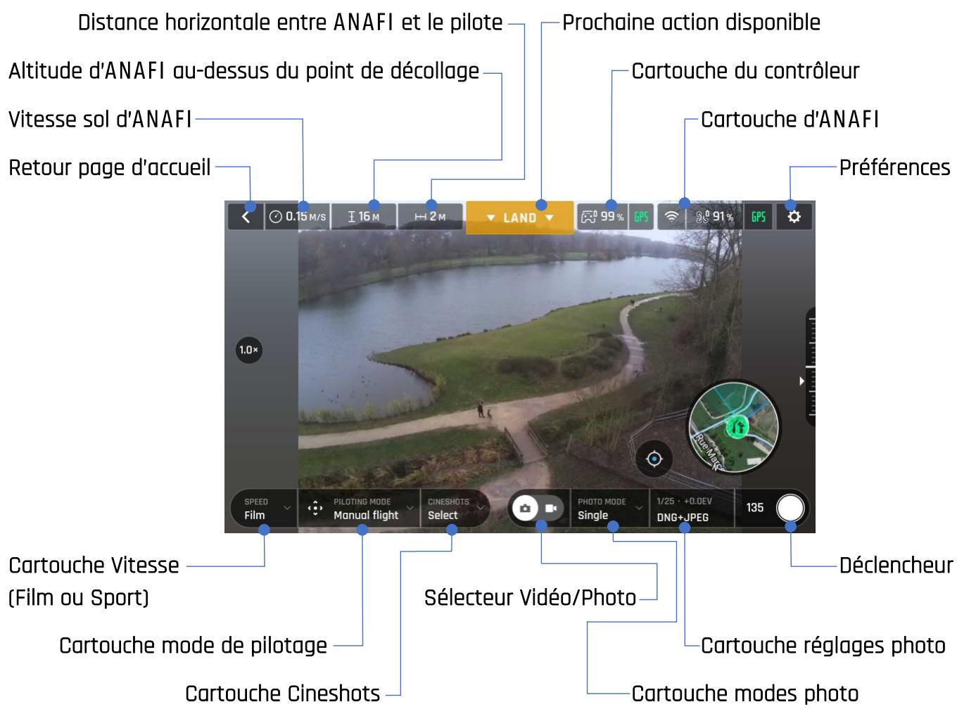 PARROT Anafi Extended - Presentation de freeflight 6 - 2