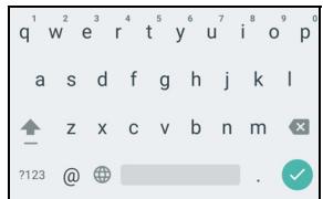 ACER LiQUiD ZEST4G BLEU - Clavier google - 1