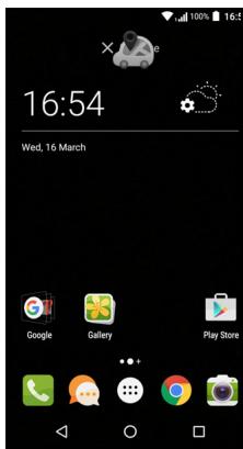 ACER LiQUiD ZEST4G BLEU - Supprimer des widgets ou des raccourcis de l'écran d'accueil - 1