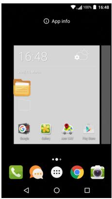 ACER LiQUiD ZEST4G BLEU - Ajouter des raccourcis à l'écran d'accueil - 1