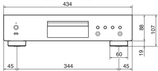DENON DCD900NE - Dimensions (unité : mm) - 3