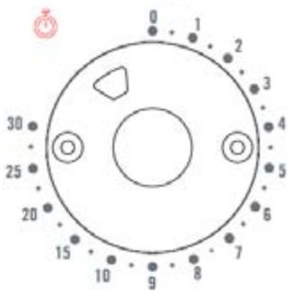 MOULINEX MO20MG - Panneau de contrôle bouton de la puissance - 8