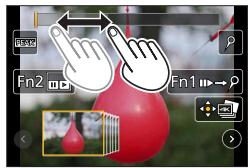 PANASONIC LUMIX DC-TZ90 - Drag to select the frame you want to save as a picture - 2