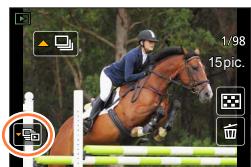 PANASONIC LUMIX DC-TZ90 - Use  to scroll through the pictures - 1