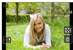 PANASONIC LUMIX DC-TZ90 - Press  to select a picture to be displayed - 1