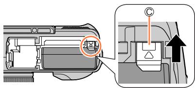 PANASONIC LUMIX DC-TZ90 - To remove battery - 3