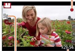 PANASONIC LUMIX DC-TZ90 - Press the motion picture button again to end recording - 2