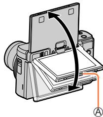 PANASONIC LUMIX DC-TZ90 - Adjusting the angle of the monitor - 1