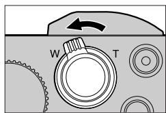 PANASONIC LUMIX DC-TZ90 - Move the zoom lever toward W side - 1