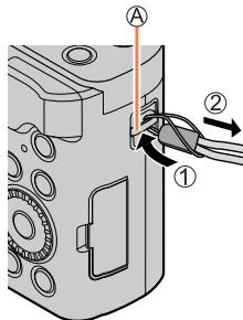 PANASONIC LUMIX DC-TZ90 - Attaching the Hand Strap - 1