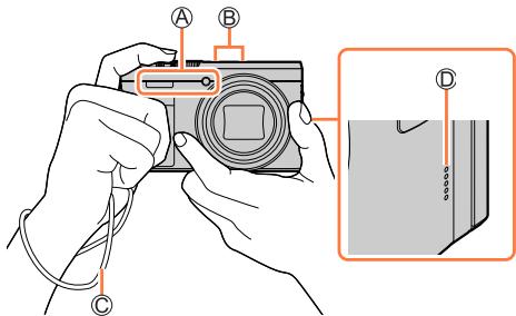 PANASONIC LUMIX DC-TZ90 - Holding the camera - 1