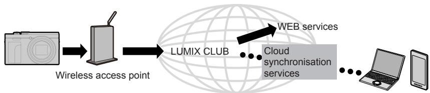 PANASONIC LUMIX DC-TZ90 - Using WEB services - 1