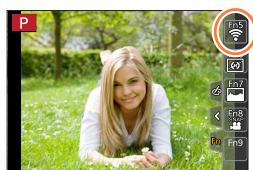 PANASONIC LUMIX DC-TZ90 - To start up the Wi-Fi function (When in recording mode): - 2