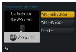 PANASONIC LUMIX DC-TZ90 - Connecting via a wireless access point ([Via Network]) - 1