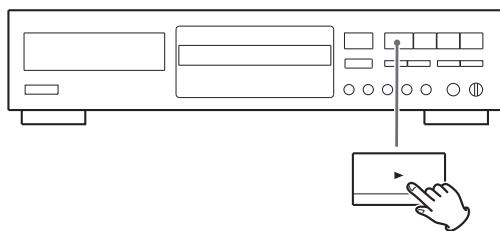 TEAC CD-RW890 - Appuyez sur la touche Lecture (▶) pour lancer la définalisation. - 1