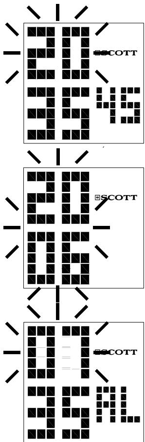 SCOTT XK30 - Réglage de l'alarme et de la durée de répétition d'alarme - 1