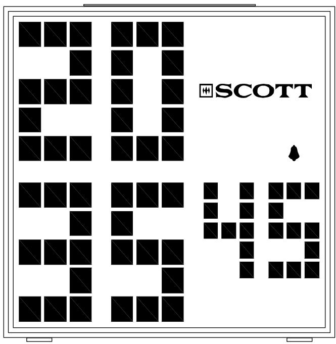 SCOTT XK30 - Réveil avec afficheur numérique géant - 1