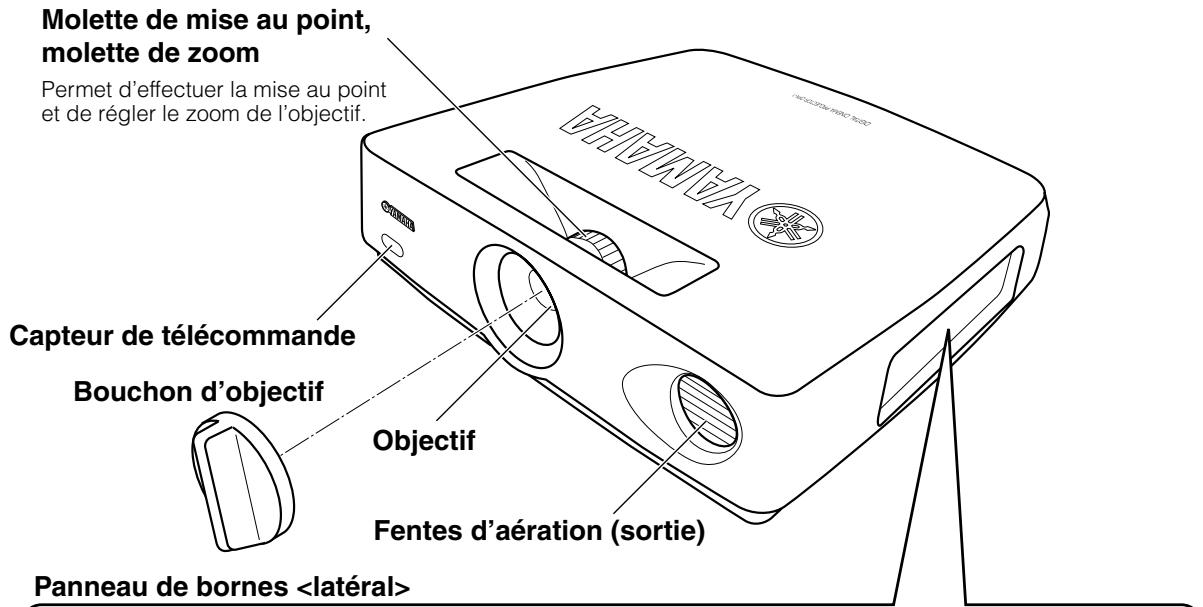 YAMAHA DPX-1 - Panneau avant et panneau de bornes - 1