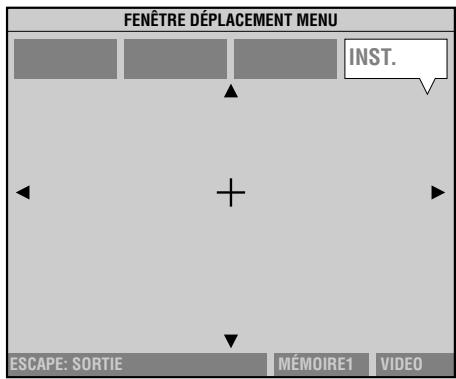 YAMAHA DPX-1 - Appuyez sur la touche  pour acceder à “FENÉTRE DÉPLACEMENT MENU”. - 2