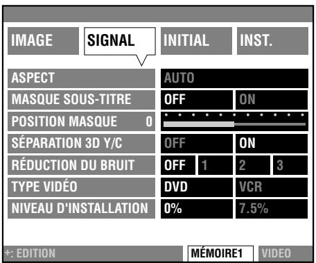 YAMAHA DPX-1 - Selection à l'aide du menu - 3
