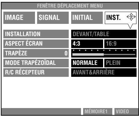 YAMAHA DPX-1 - Appuyez sur la touche + ou - pour selectionner un groupe de menus. - 3