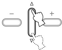 YAMAHA DPX-1 - Appuyez sur la touche  ou  pour déplacer le curseur sur l'option de menu suivante. - 2