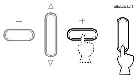 YAMAHA DPX-1 - Pour tous les paramètres de la mémoire sélectionnée - 2