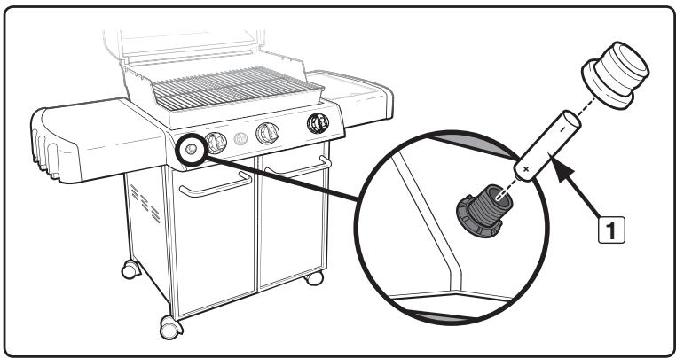 WEBER GENESIS E310 GREY - Inspection de l'allumeur electronique - 1