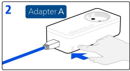 DEVOLO DLAN 1200+ PWL BCC - Cryptage d'un nouveau réseau dlan avec deux adaptateurs - 2