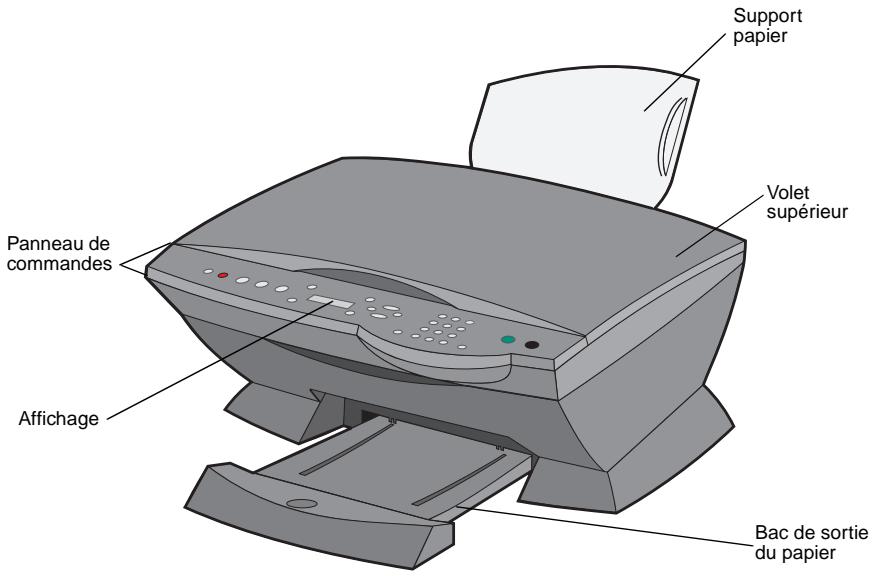LEXMARK X6100 - Imprimante lexmark X6100 series non équipée d'un ADF : - 1