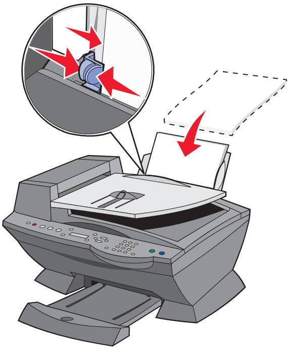 LEXMARK X6100 - L'imprimante entraîne plusieurs feuilles à la fois ou n'est pas alimentée correctement. - 1