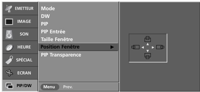 LG-GOLDSTAR 37LP1R - Taille/position fenêtre - 2