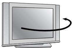 LG-GOLDSTAR 37LP1R - Socle pivotant (en option) - 1