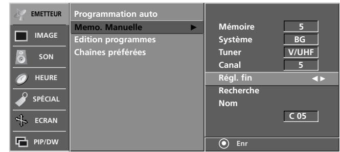 LG-GOLDSTAR 37LP1R - Réglage de précision - 2