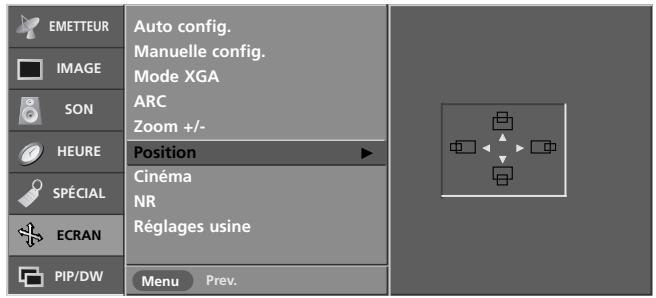 LG-GOLDSTAR 37LP1R - Position de l'écran - 3